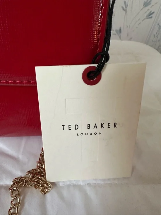 Ted Baker Red Clutch Crossbody - Picture 4 of 13